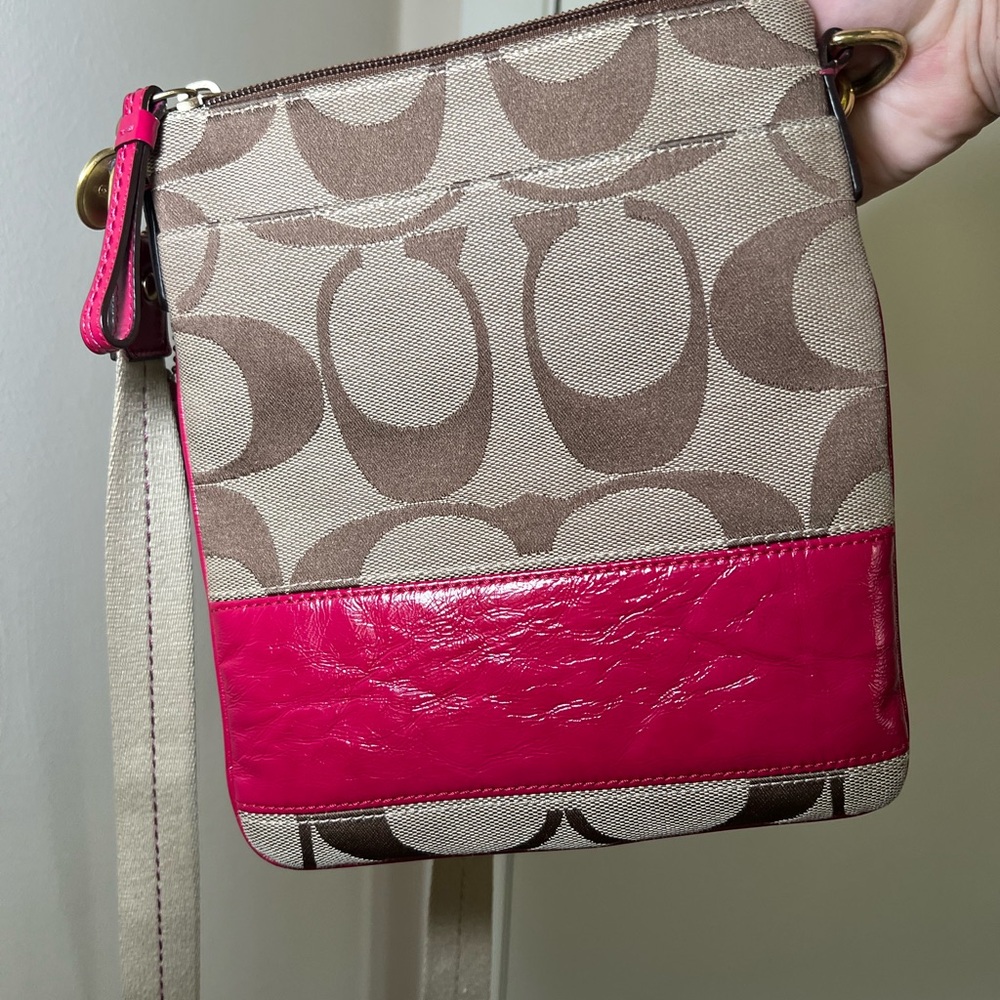 Coach Signature Swingpack Bag PRICE FIRM